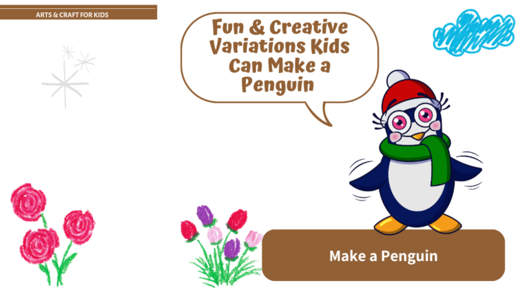 Fun & Creative Variations Kids Can Make a Penguin with Construction Paper