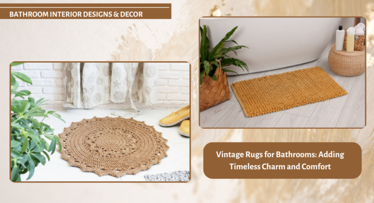 Vintage Rugs for Bathrooms_ Adding Timeless Charm and Comfort